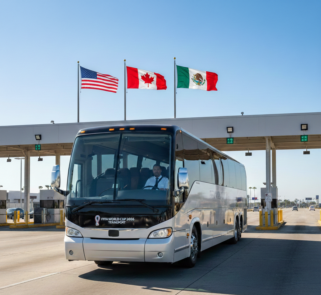 World Cup Transport - Reliable coach and minibus hire for FIFA World Cup 2026 across USA, Canada and Mexico